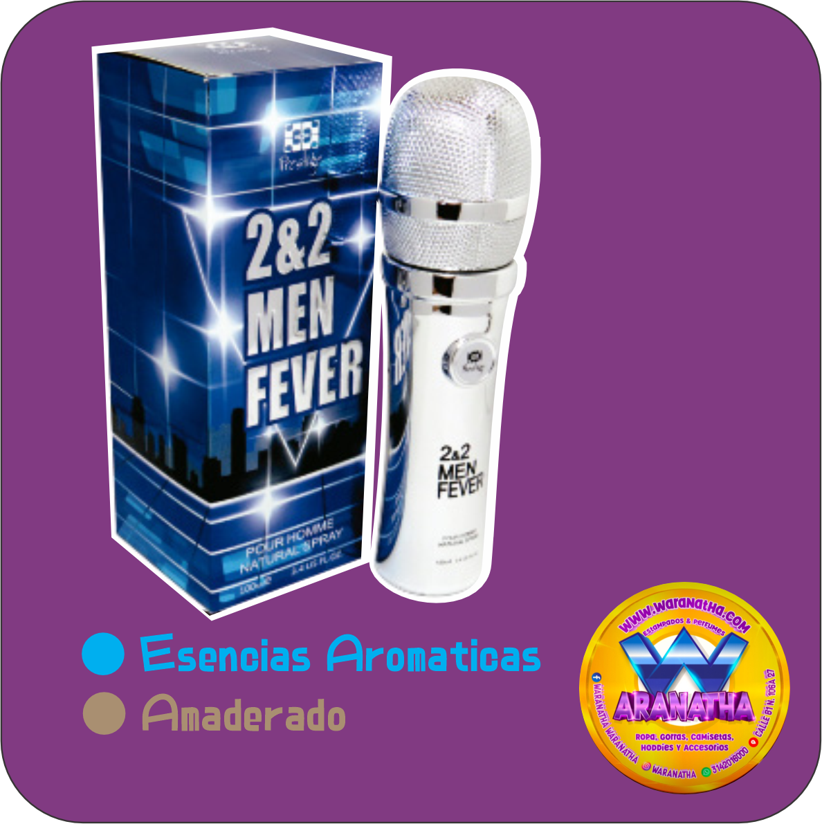 Perfume 2&2 MEN FEVER para hombre
