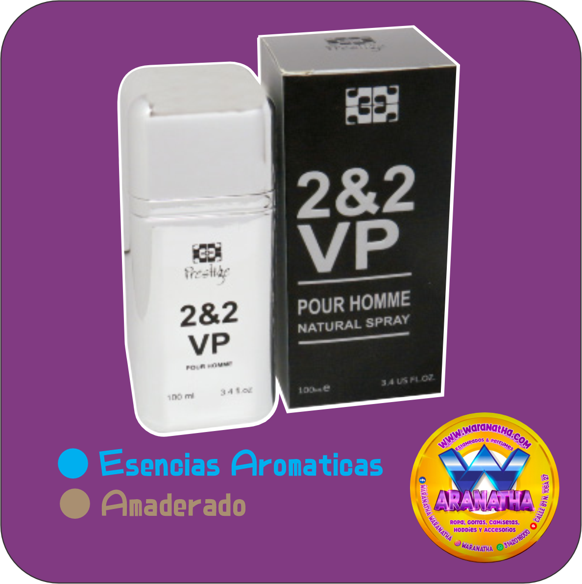 Perfume 2&2 VP para hombre